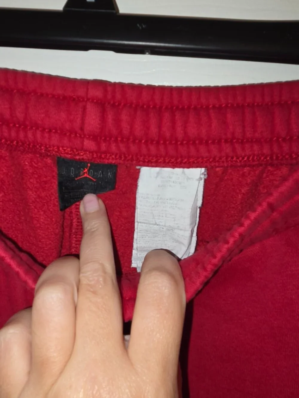 Nike Air Red Sweats, Size Youth Large